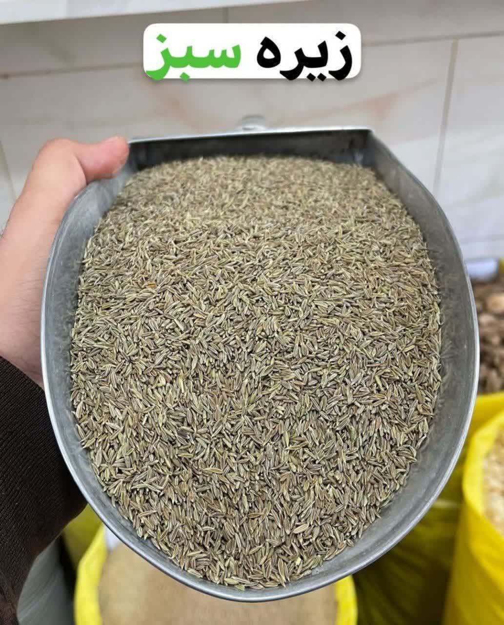 قلم زیره سبز اصل – زیره سبز کامل معطر و باکیفیت(۵کیلویی)ارسال به سراسر کشور